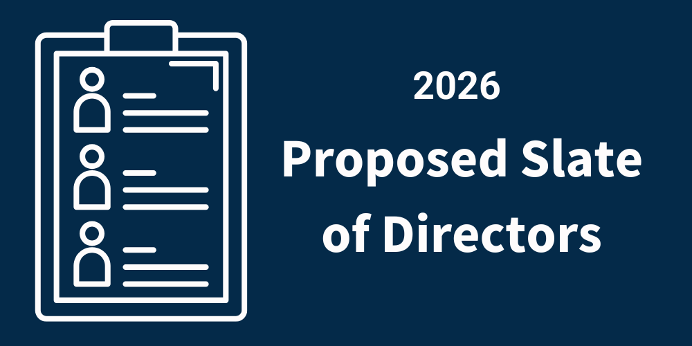 2026 Proposed Slate of Directors