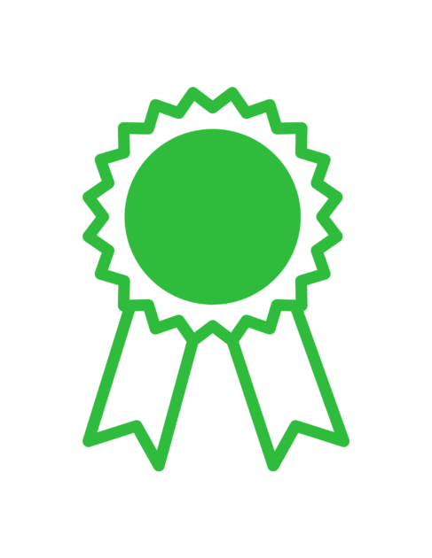 green award ribbon icon
